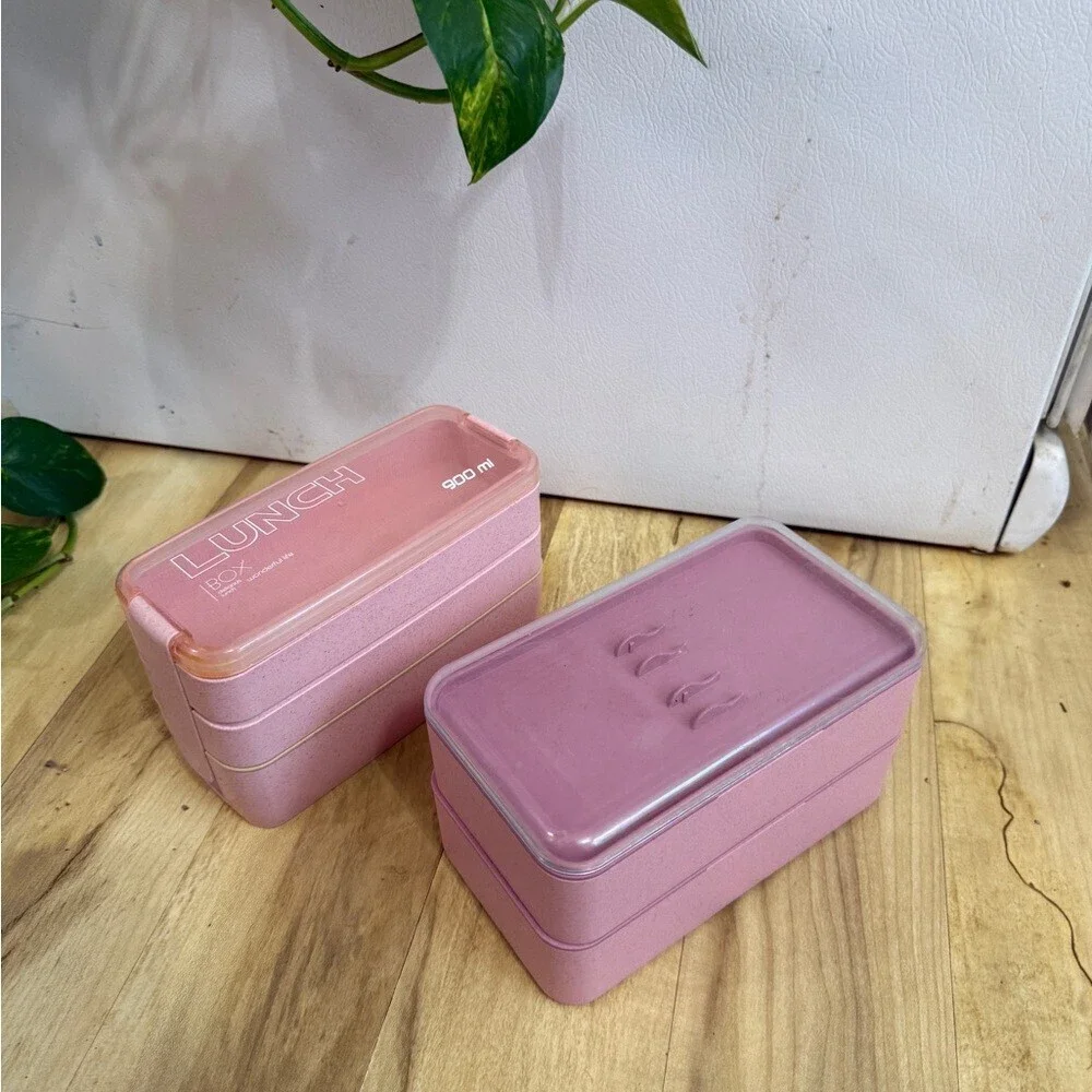 Pink Lunch Box Set